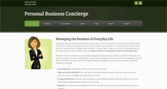 Desktop Screenshot of personalbusinessconcierge.com